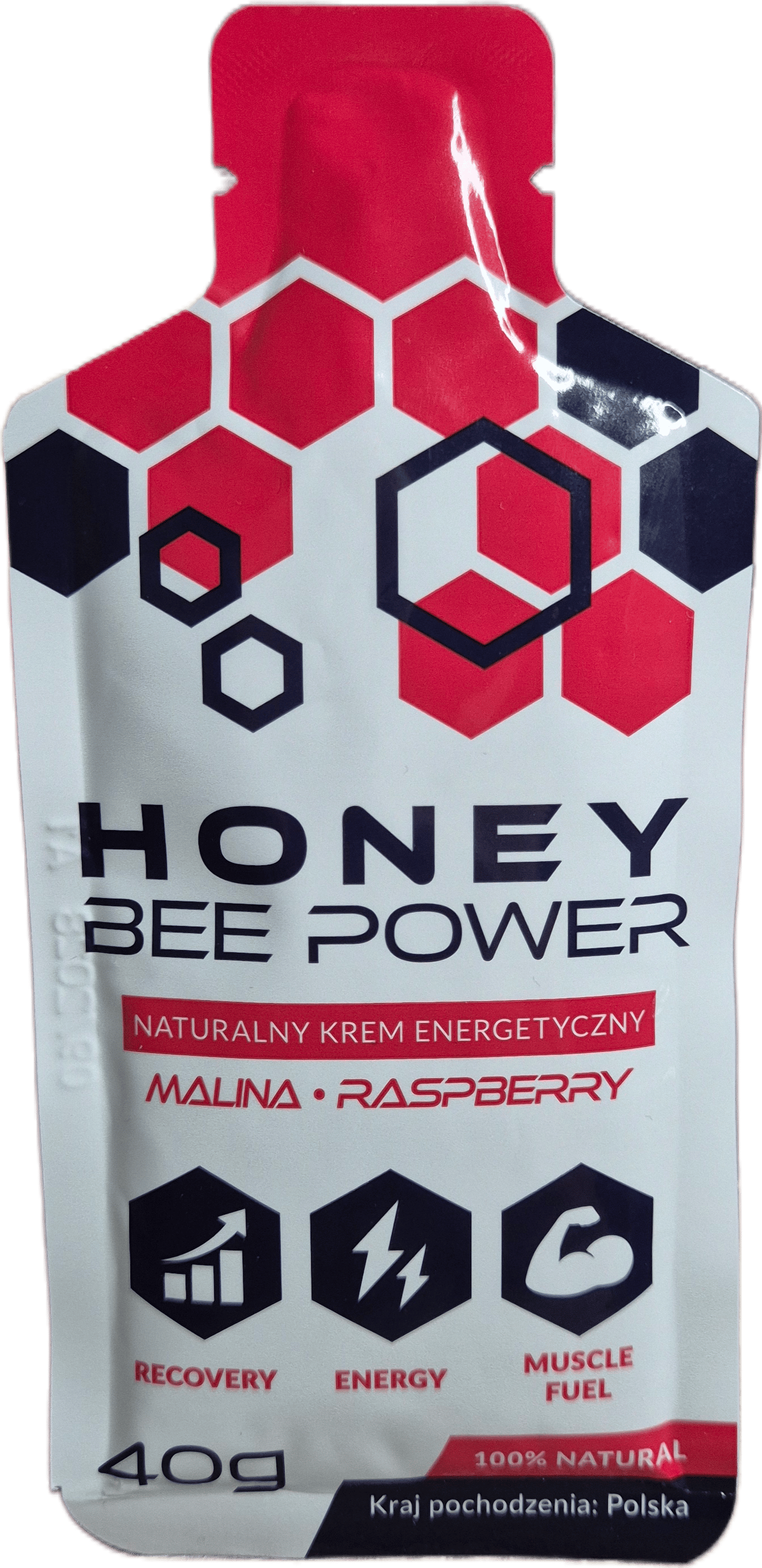 Honey Bee Power Energy Gel – Malina