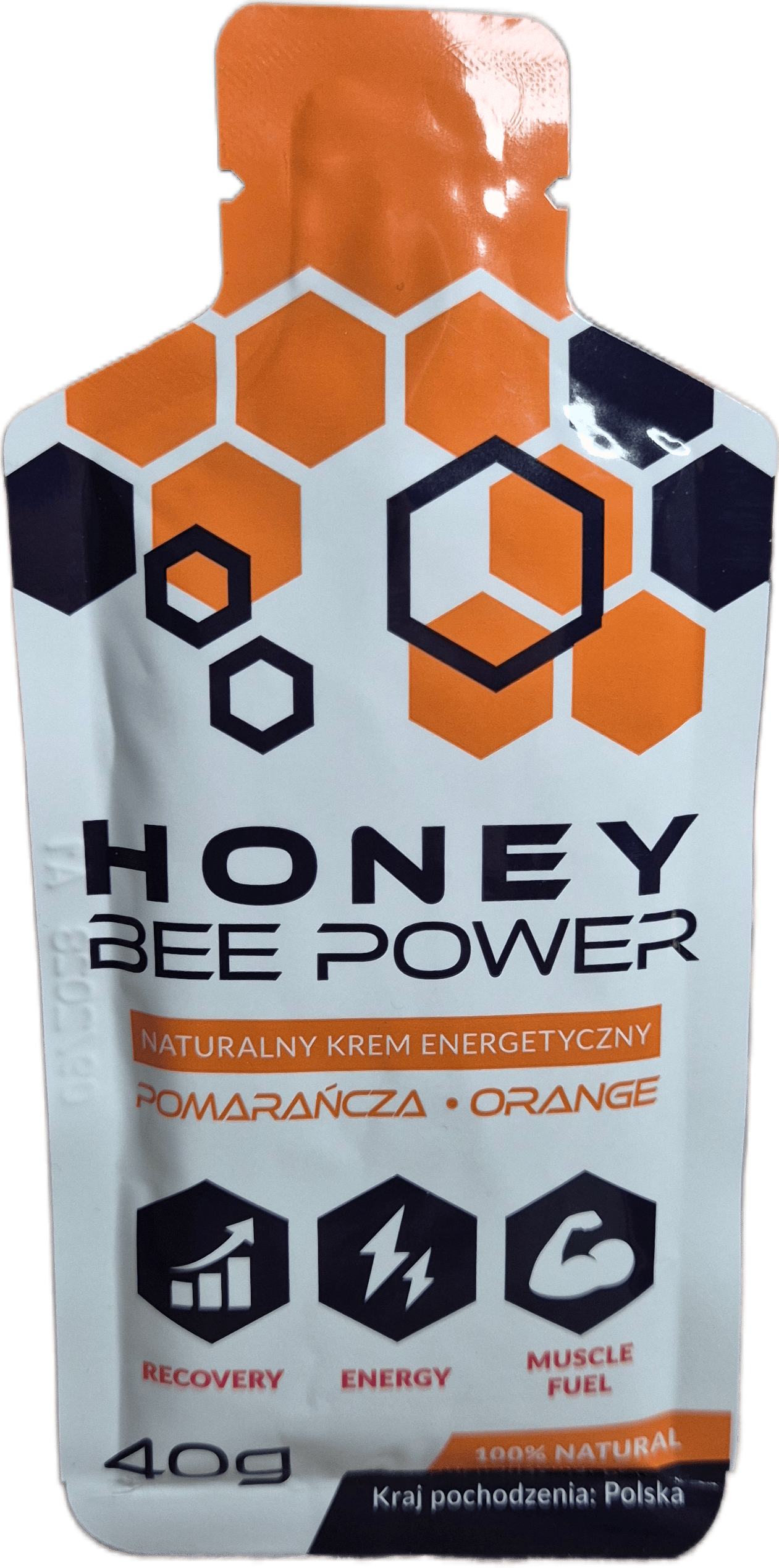 Honey Bee Power Energy Gel – Naranča