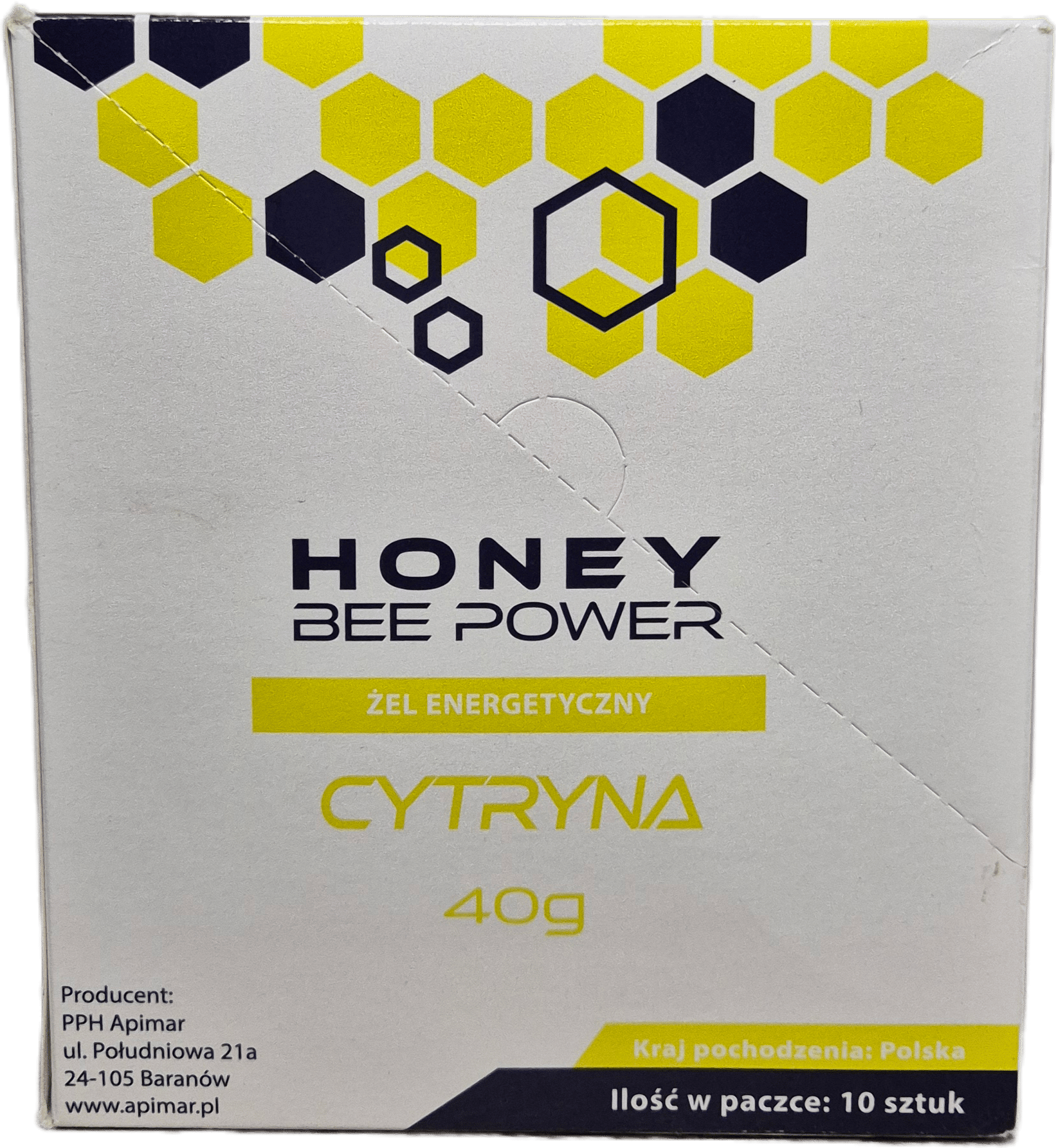 Honey Bee Power Energy Gel – Limun (Paket 10 kom)